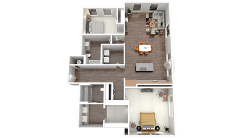 The Stites Floor Plan at Four23/Hoge, Cincinnati
